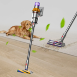 Dyson - V15 Detect Extra Cordless Vacuum with 10 accessories - Yellow/Nickel